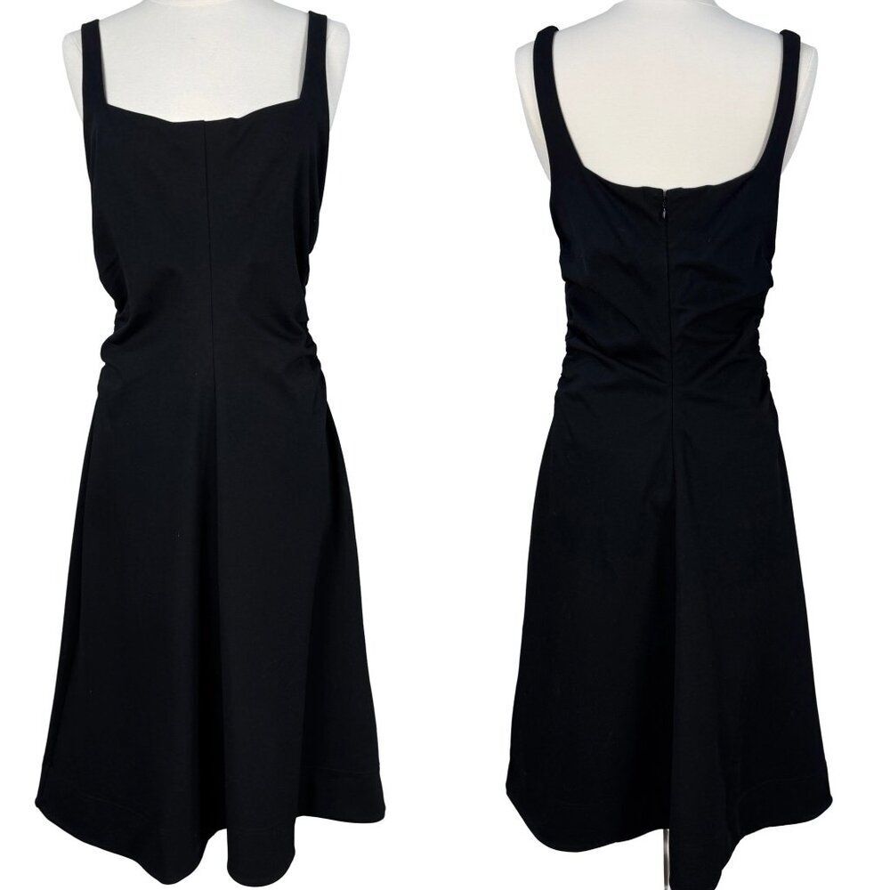 Maeve by Anthropologie Ruched Tank Black Dress Medium New with tags.